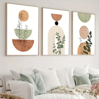 Bohemian wall art frame