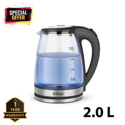 Glass body electric kettle